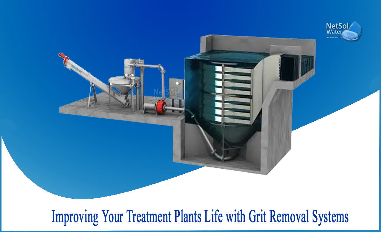 grit removal in wastewater treatment, coarse screening in water treatment, types of screening in wastewater treatment