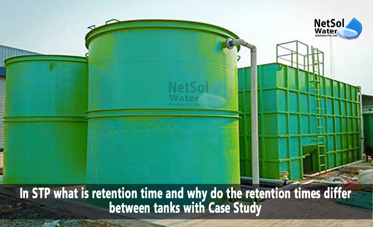 Long and short wastewater retention times, Why does each STP Tank process have a different retention time, Types of Retention Time