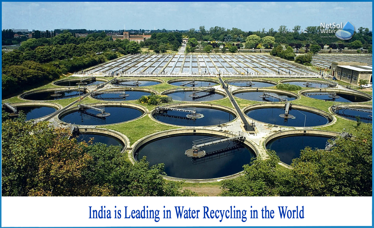 water treatment plant in surat, smc water treatment plant, reuse of water, India is leading in Water recycling in the world