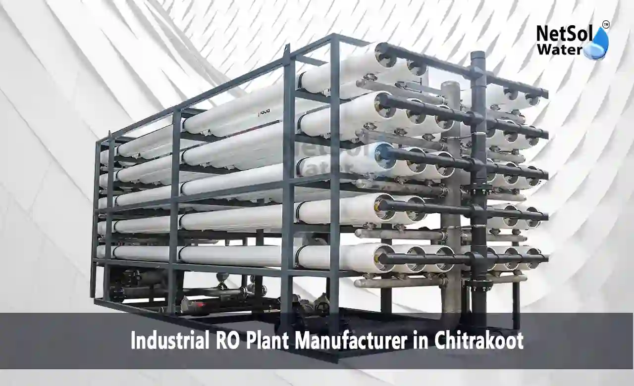 industrial water purification plant MP, reverse osmosis plant Chitrakoot, RO system for industries, NetSol Water industrial RO