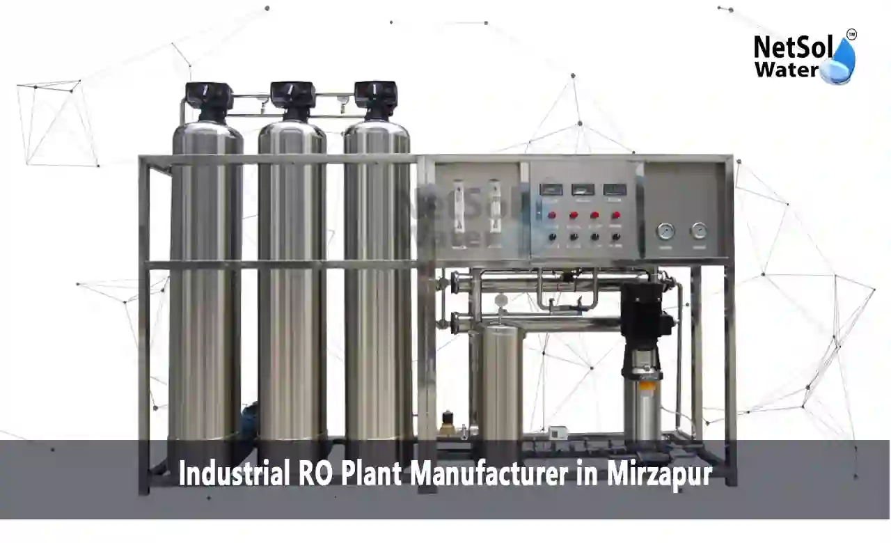 industrial RO plant Mirzapur, RO manufacturer Mirzapur, water purification Mirzapur, Netsol Water