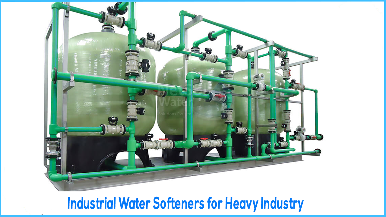 Heavy industries water softeners