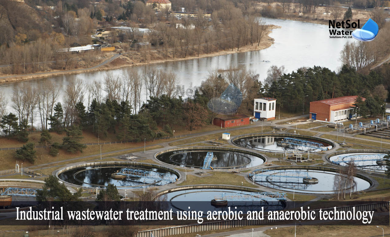aerobic and anaerobic process in wastewater treatment, difference between aerobic and anaerobic treatment of wastewater