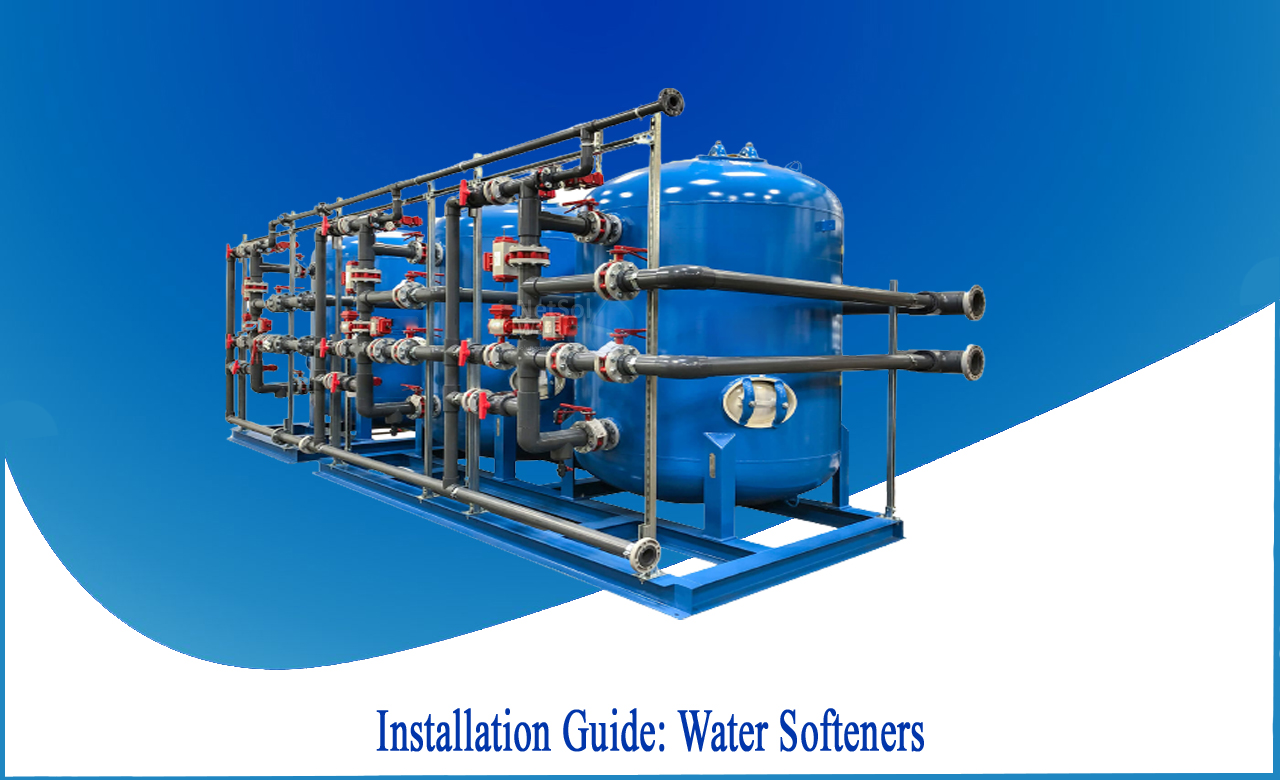 how to install water softener, how to install water softener pre-plumbed, water softener installation diagram