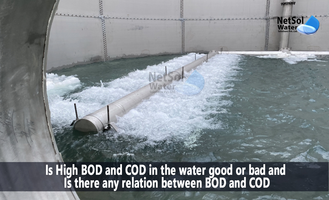 Is high bod and cod in the water good or bad, bod and cod limits in drinking water, standard value of bod and cod