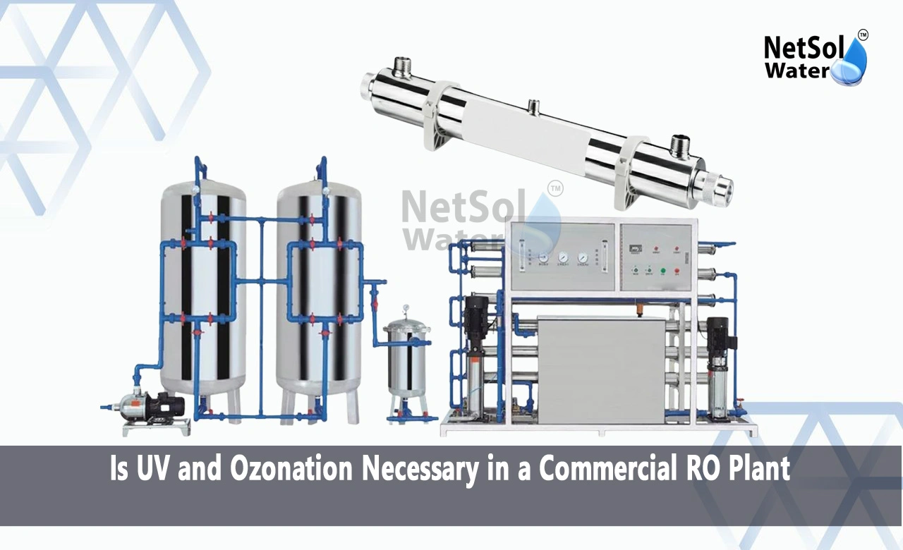 UV disinfection system for wastewater treatment, How do UV and RO Interact in a Commercial RO Plant, What Does Ozonation Play in a Commercial RO Plant