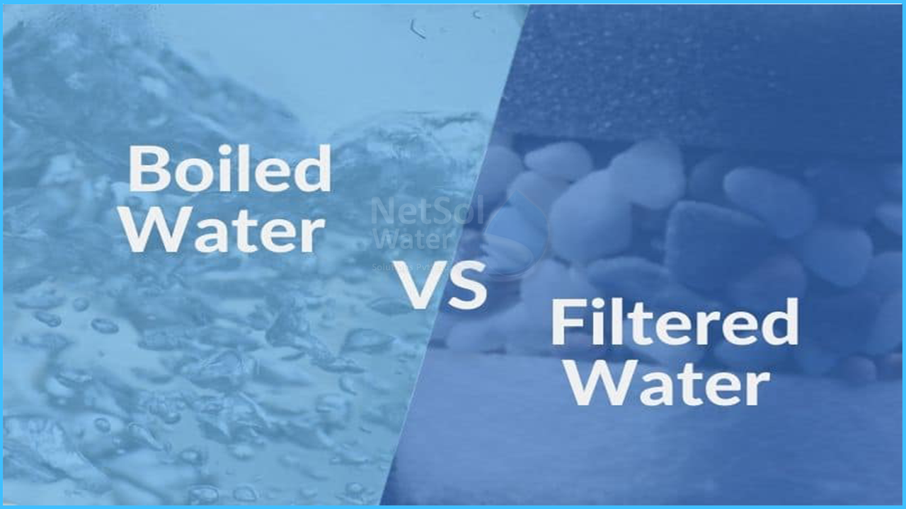 Is boiled water different from ro filtered water, filter water vs boiled water