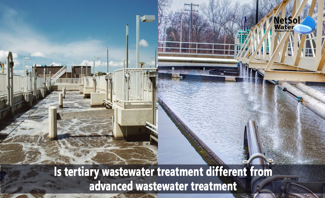 tertiary wastewater treatment, primary, secondary and tertiary treatment of wastewater, advanced wastewater treatment