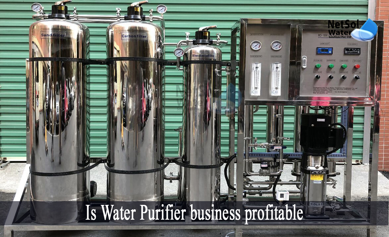 water purifier business cost, water purifier manufacturing business plan, how to start a water purification business