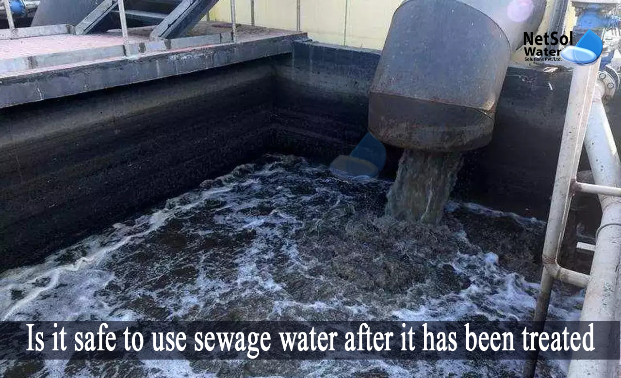 what happens to sewage water after treatment, can sewage water be treated for drinking, do we drink sewage water