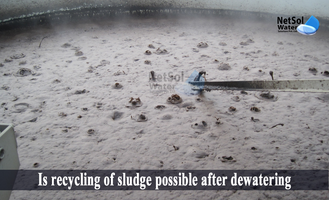 what are the methods of sludge disposal, sludge disposal methods in wastewater treatment, dewatering process in sludge treatment