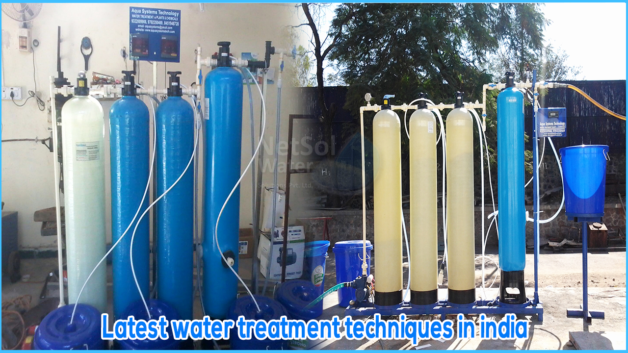 Latest water treatment techniques in India