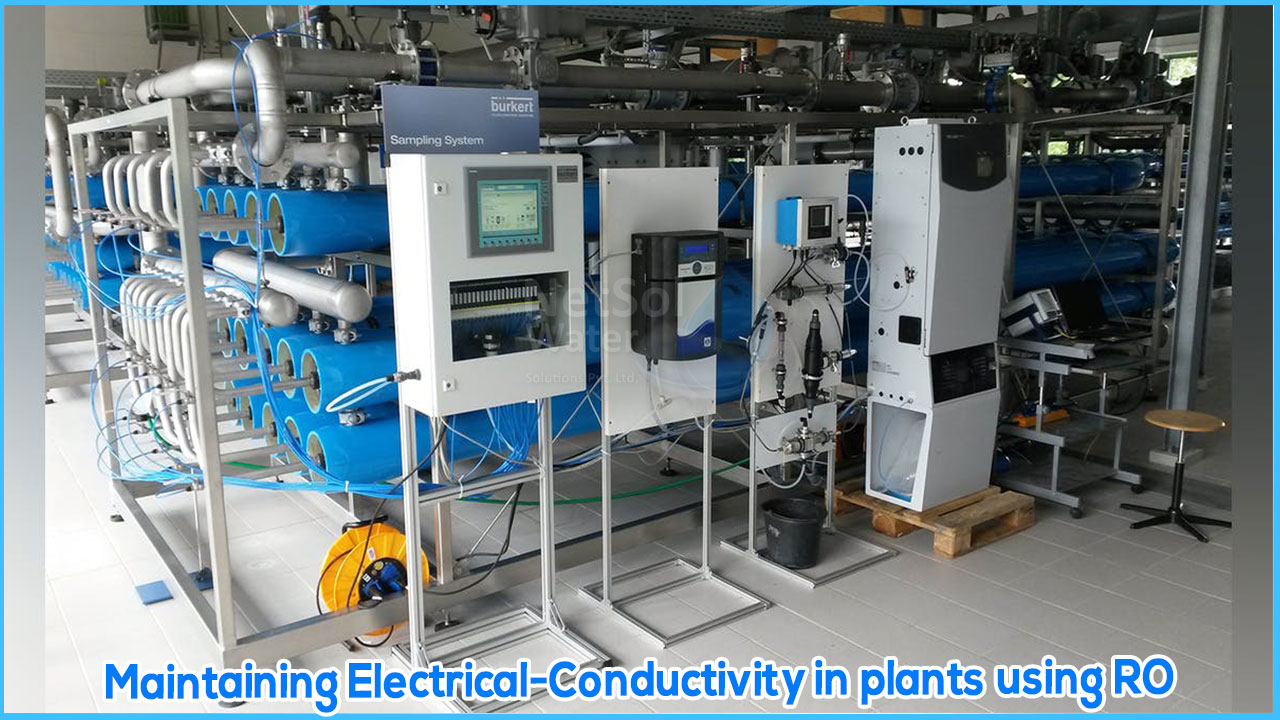 Maintaining Electro-Conductivity in plants using RO