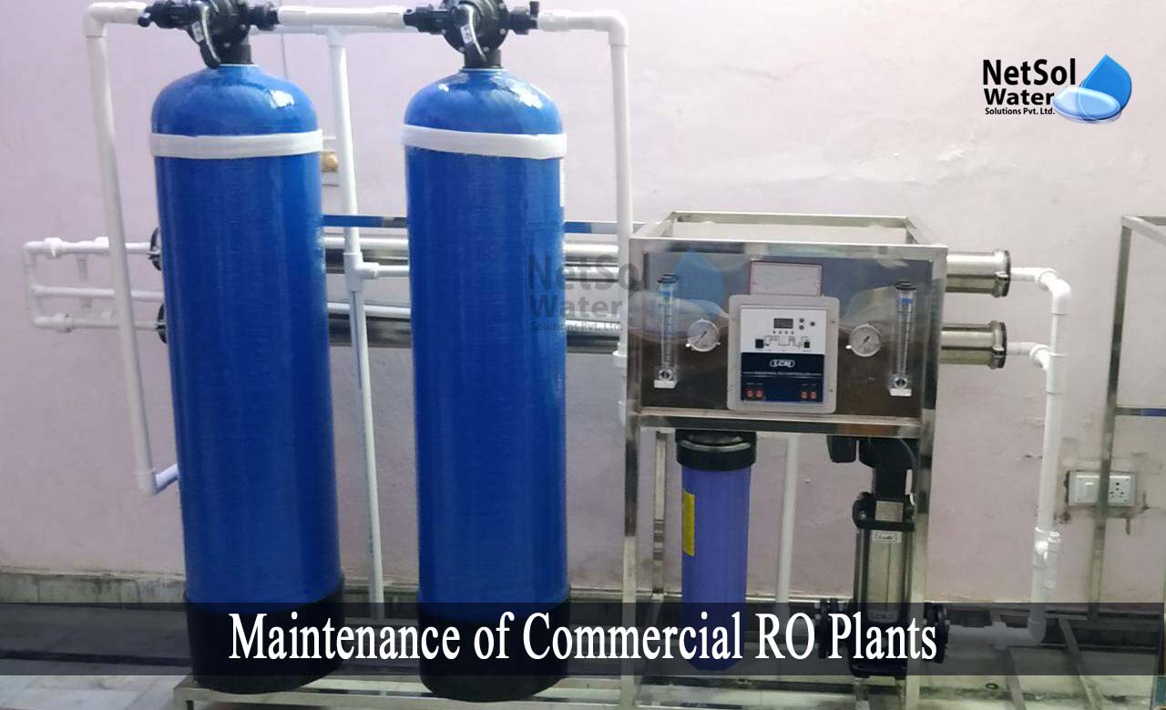 Maintenance of Commercial RO Plants, Maintenance procedures for a Commercial RO Plant