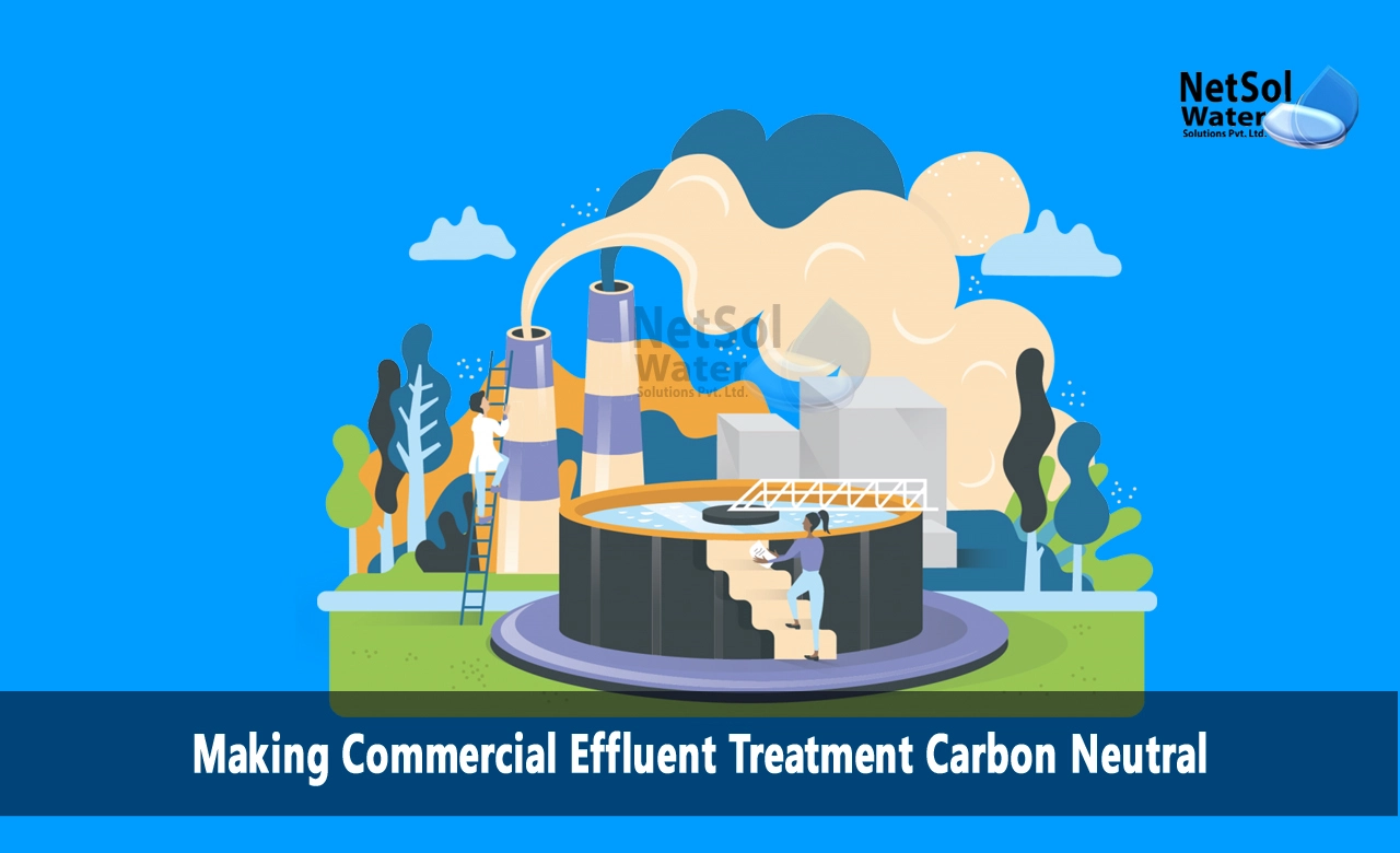 What is carbon neutrality in wastewater treatment, How do you implement carbon neutrality, Making Commercial Effluent Treatment Carbon Neutral