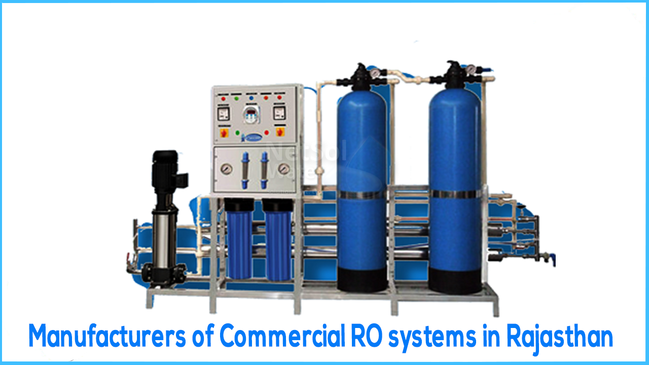 Manufacturers of Commercial RO systems in Rajasthan