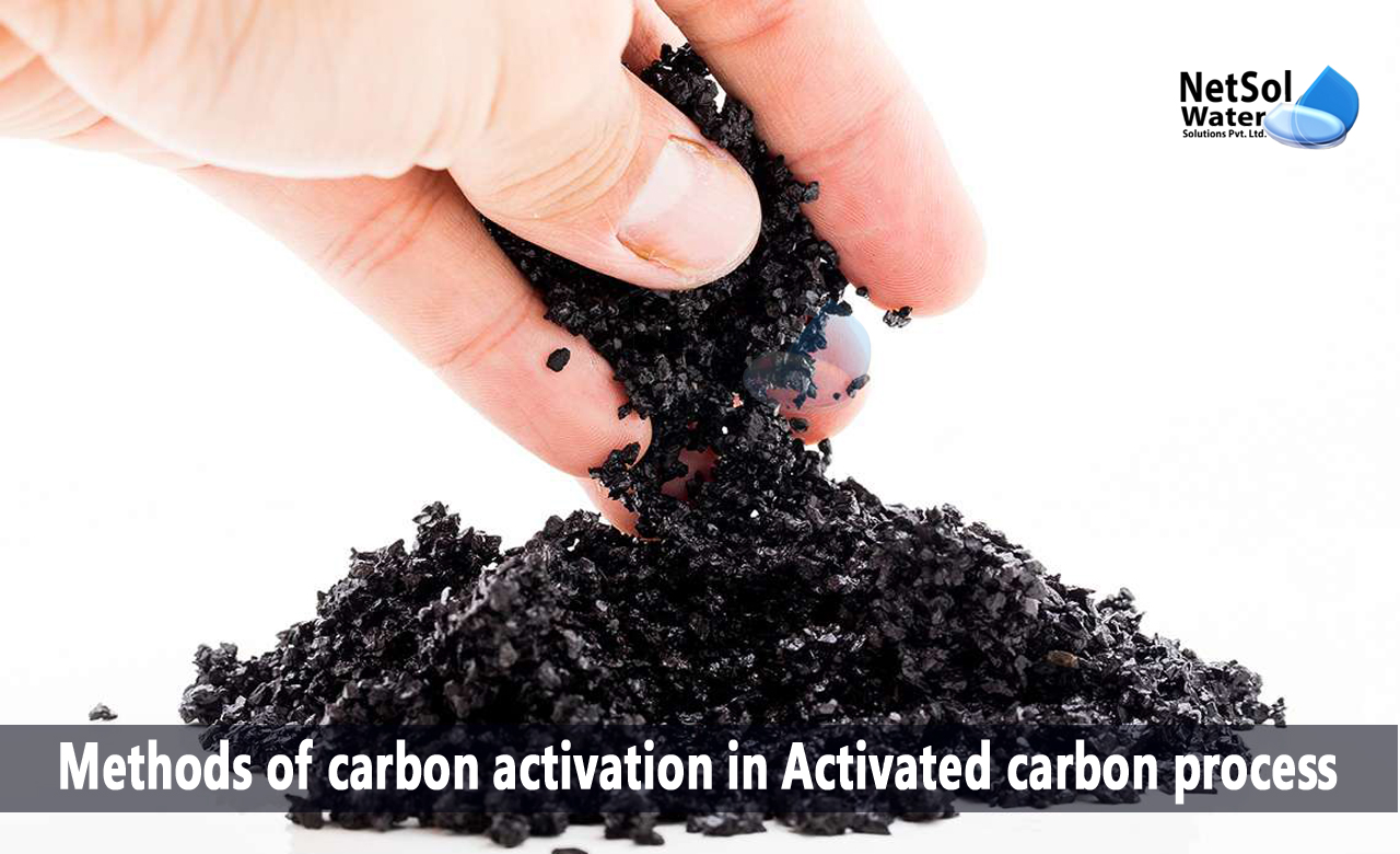 preparation of activated carbon by chemical activation, physical activation of activated carbon, 