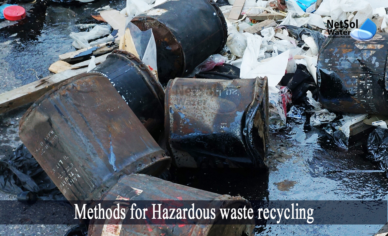 hazardous waste disposal methods, chemical treatment of hazardous waste, how to dispose of hazardous waste in the workplace