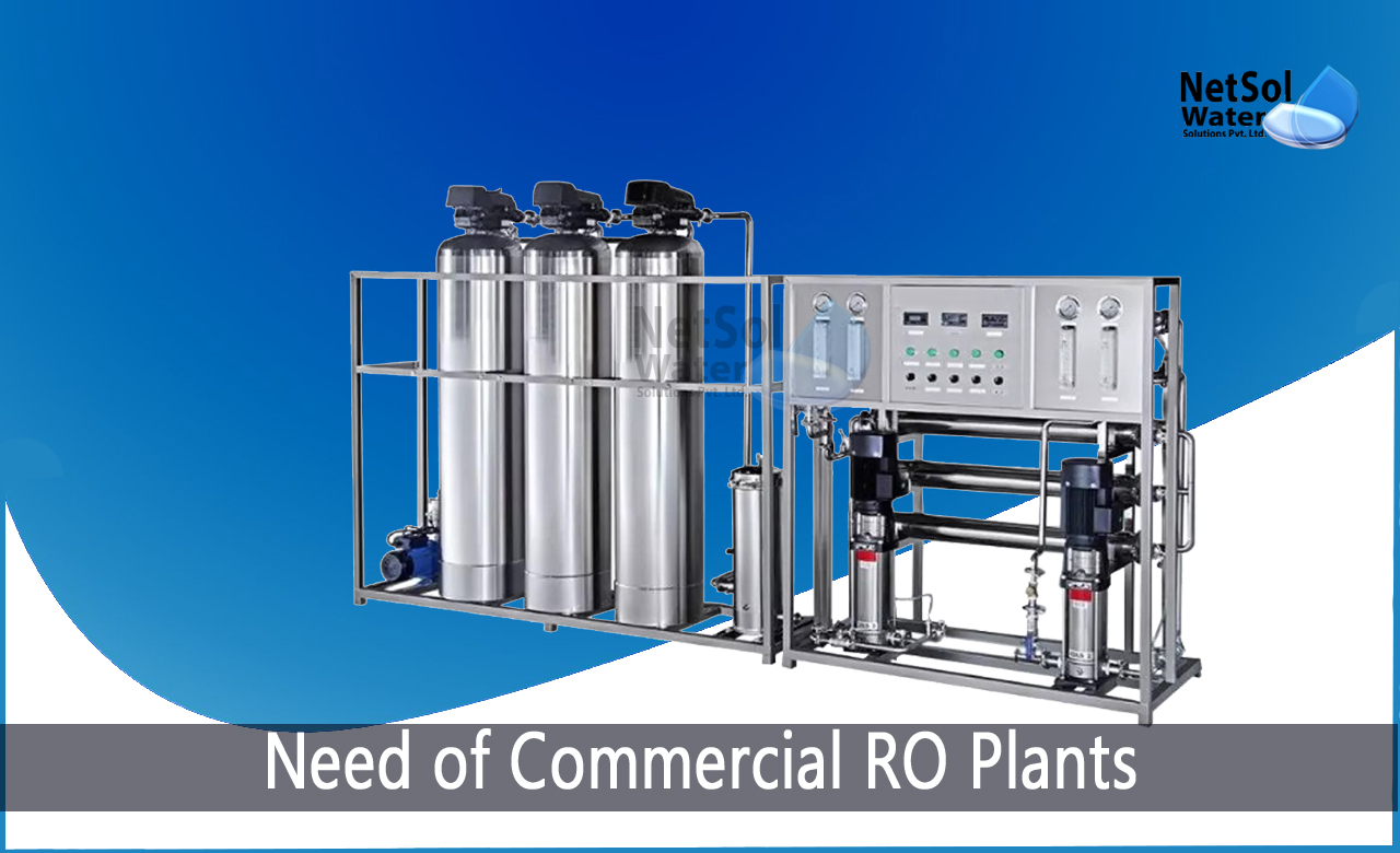 Need of Commercial RO Plants, Commercial RO Plants Manufacturer