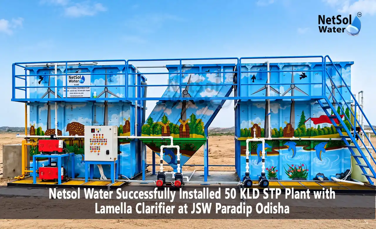 50 KLD STP Plant, 50 KLD STP Plant with Lamella Clarifier, MBBR STP Plant, Lamella Clarifier STP, Package STP Plant, Sewage Treatment Plant, STP Plant Installation, STP Plant in Odisha, STP Plant Manufacturer, Sewage Treatment Plant Manufacturer, STP Plant in Paradip