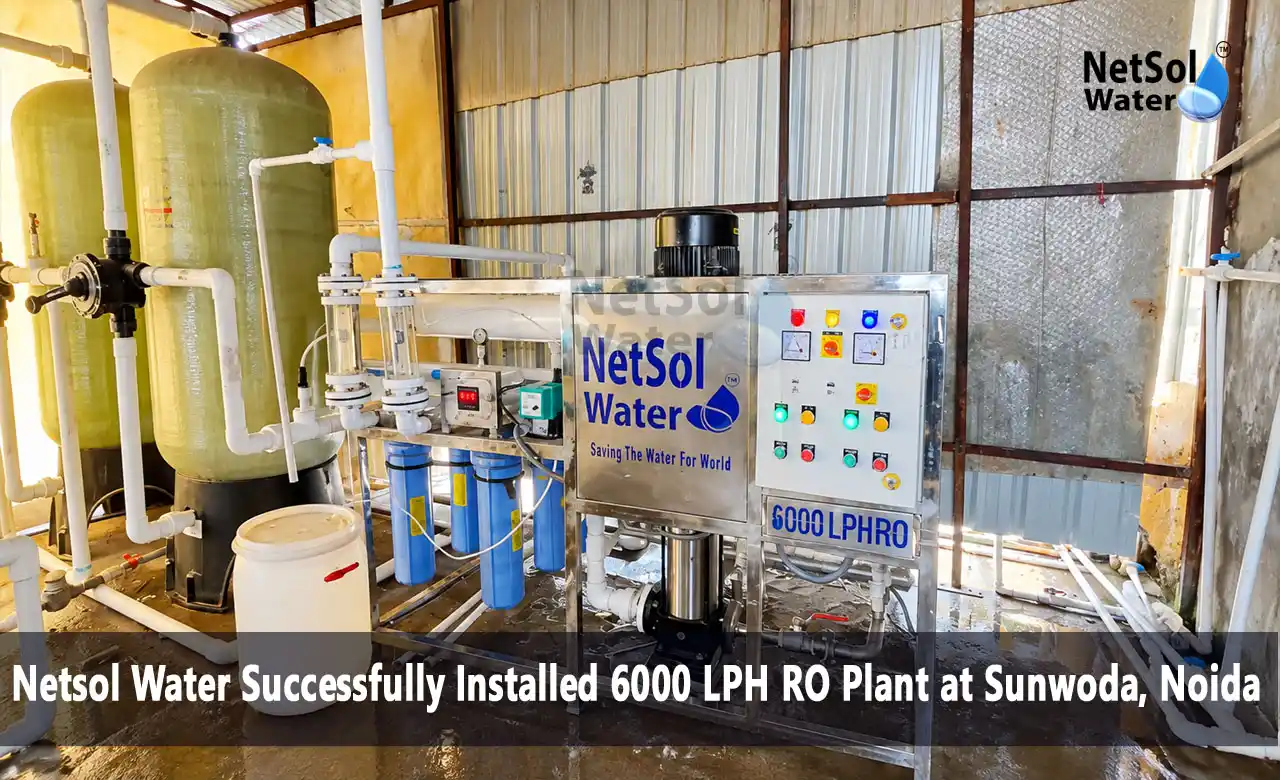 RO Plant Installation in Noida, 6000 LPH Industrial RO Plant, Sunwoda RO Plant, MSFRP RO Plant, Toray RO Membrane, ETP Treated Water Reuse, Industrial Process Water Treatment, Zero Liquid Discharge (ZLD)