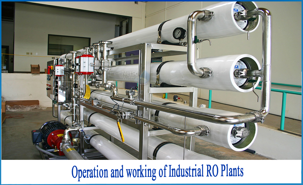 ro water treatment plant process, industrial ro plant process, ro plant working principle