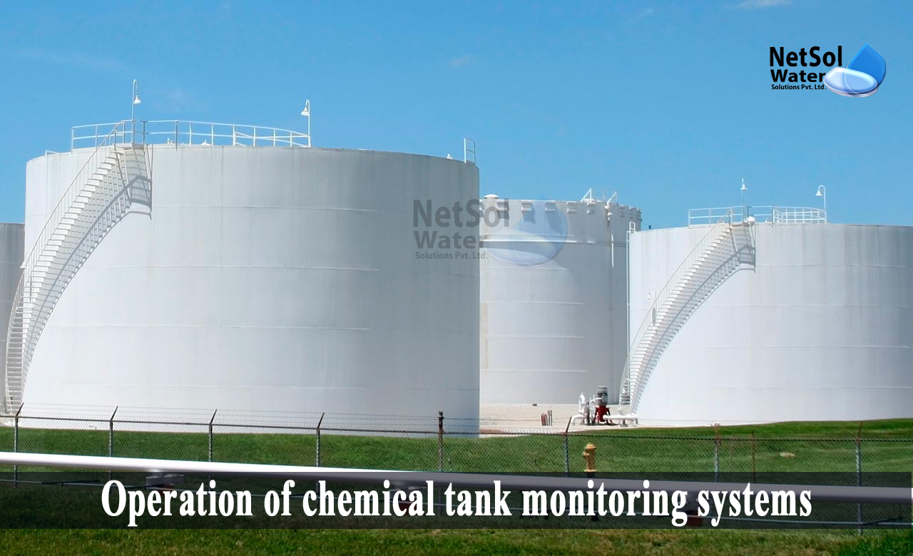 fuel tank monitoring system, diesel fuel tank monitoring system, Operation of chemical tank monitoring systems