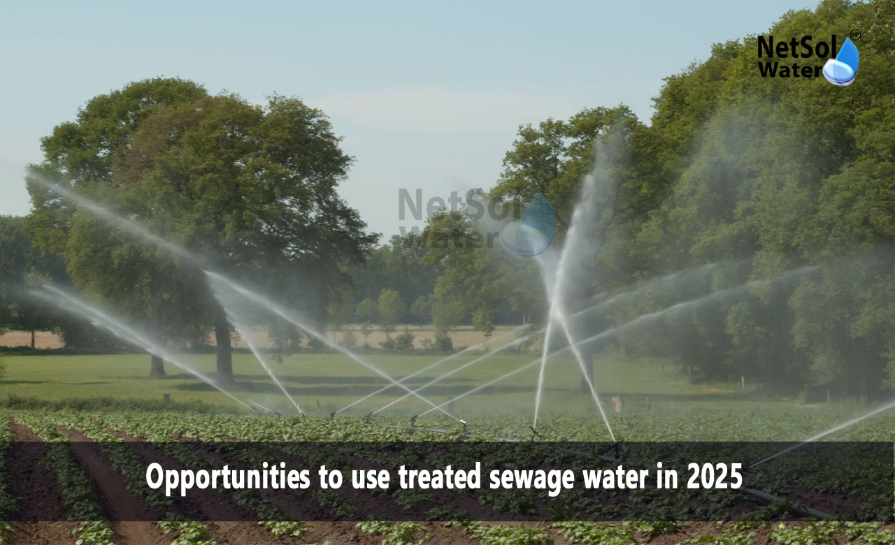 What is the future of sewage treatment, What are the benefits of treated waste water, What are the future trends in wastewater treatment