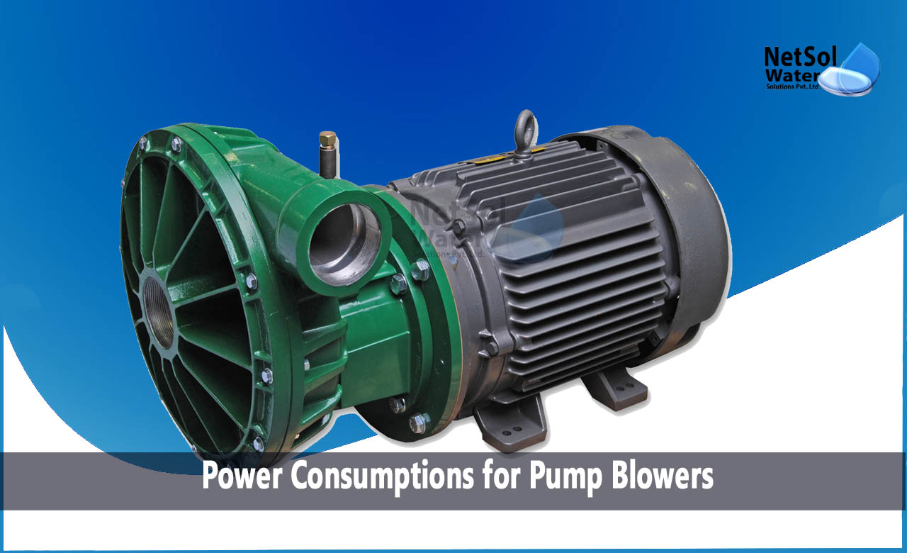 Blowers for wastewater treatment, Power consumption of blowers, How to calculate Power Consumptions for Pump Blowers