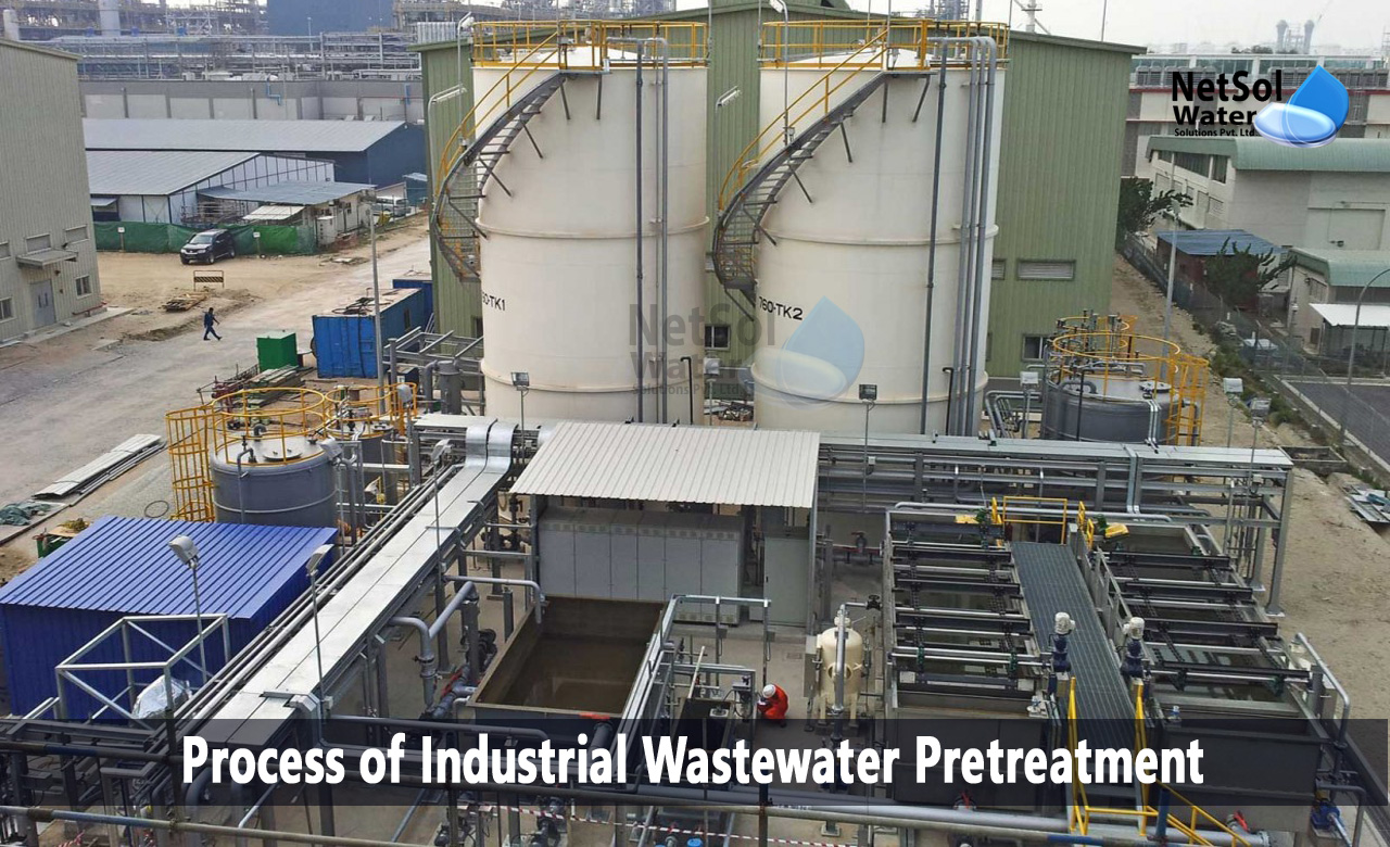 types of wastewater pretreatment, pretreatment of industrial wastewater, pretreatment in water treatment process