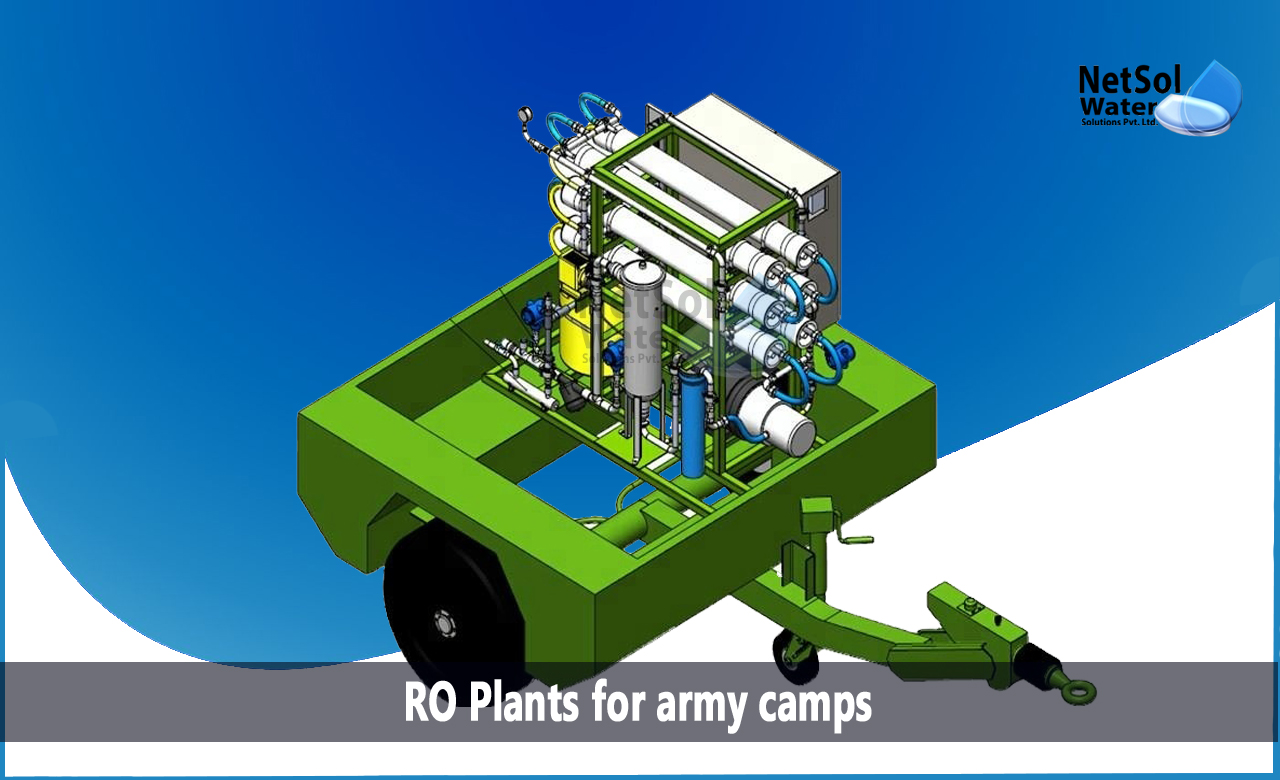 types of ro plant, RO Plants for army camps, ro plant working principle