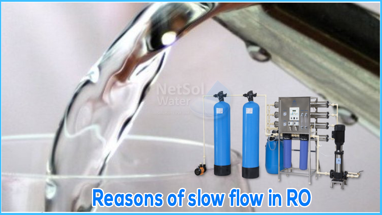 Why Reverse Osmosis Water Flow Might Be Slow, Reasons of slow flow in RO