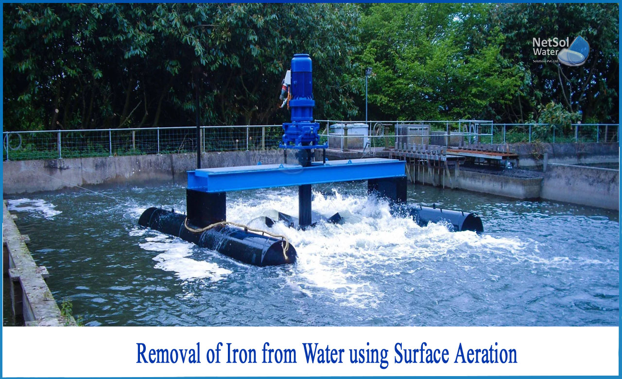 removal of iron from water, aeration for iron removal, how to remove iron from water naturally