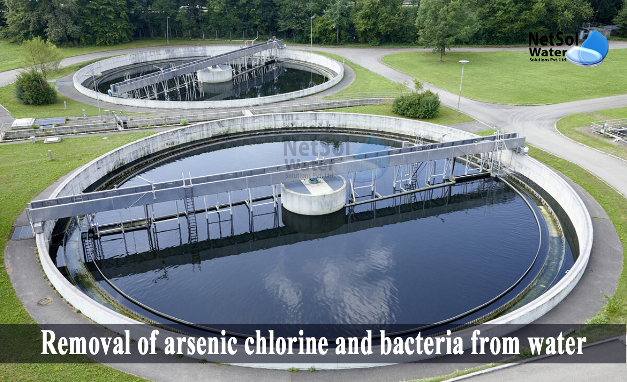 removal of arsenic from water, how to remove arsenic from water, Removal of arsenic chlorine and bacteria from water