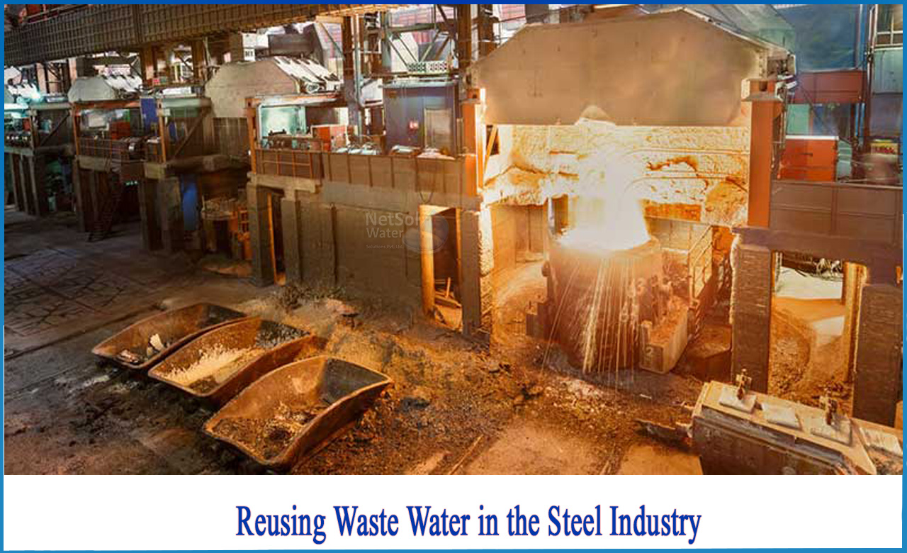 wastewater treatment in steel industry, water consumption in steel industry, why are steel mills located near water