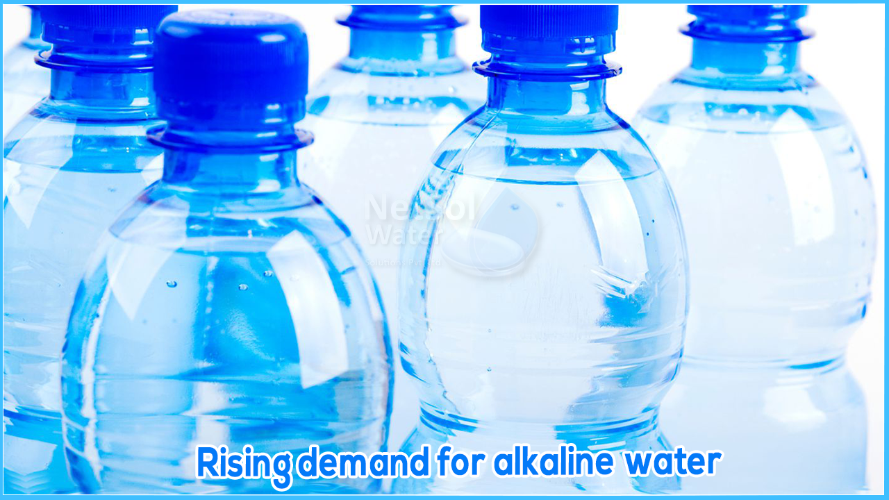 Rising demand for alkaline water