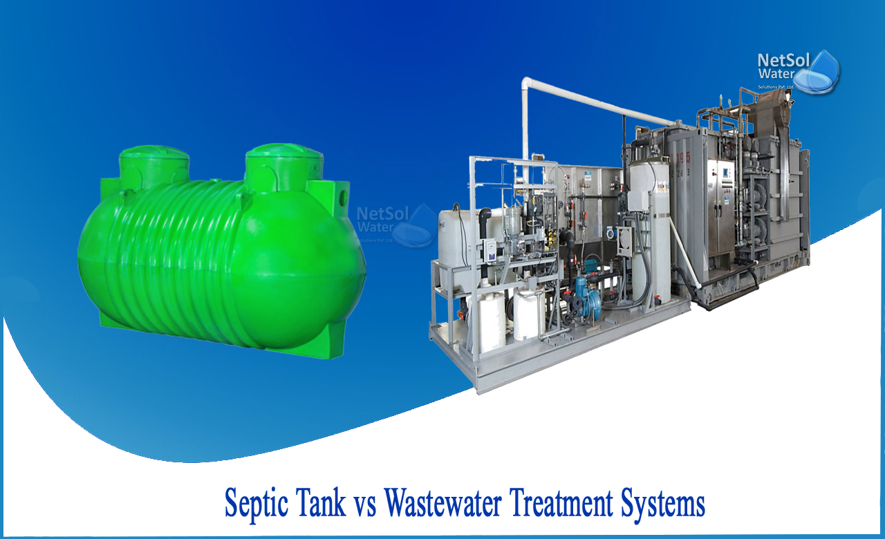 septic tank vs treatment plant cost, replace septic tank with sewage treatment plant, septic tank water treatment system