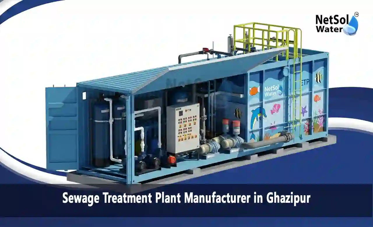 STP Plant Ghazipur, Domestic Sewage Treatment Ghazipur, Packaged STP Ghazipur, Ganga basin STP, NMCG compliant STP, greywater reuse Ghazipur, MBBR STP, MBR plant, NGT sewage treatment
