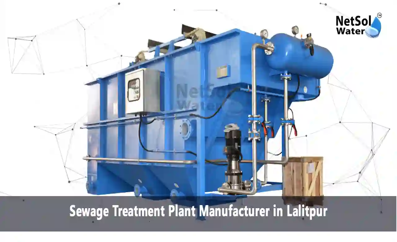 STP manufacturer Lalitpur, sewage treatment Lalitpur, MBBR plant Lalitpur, Netsol Water STP