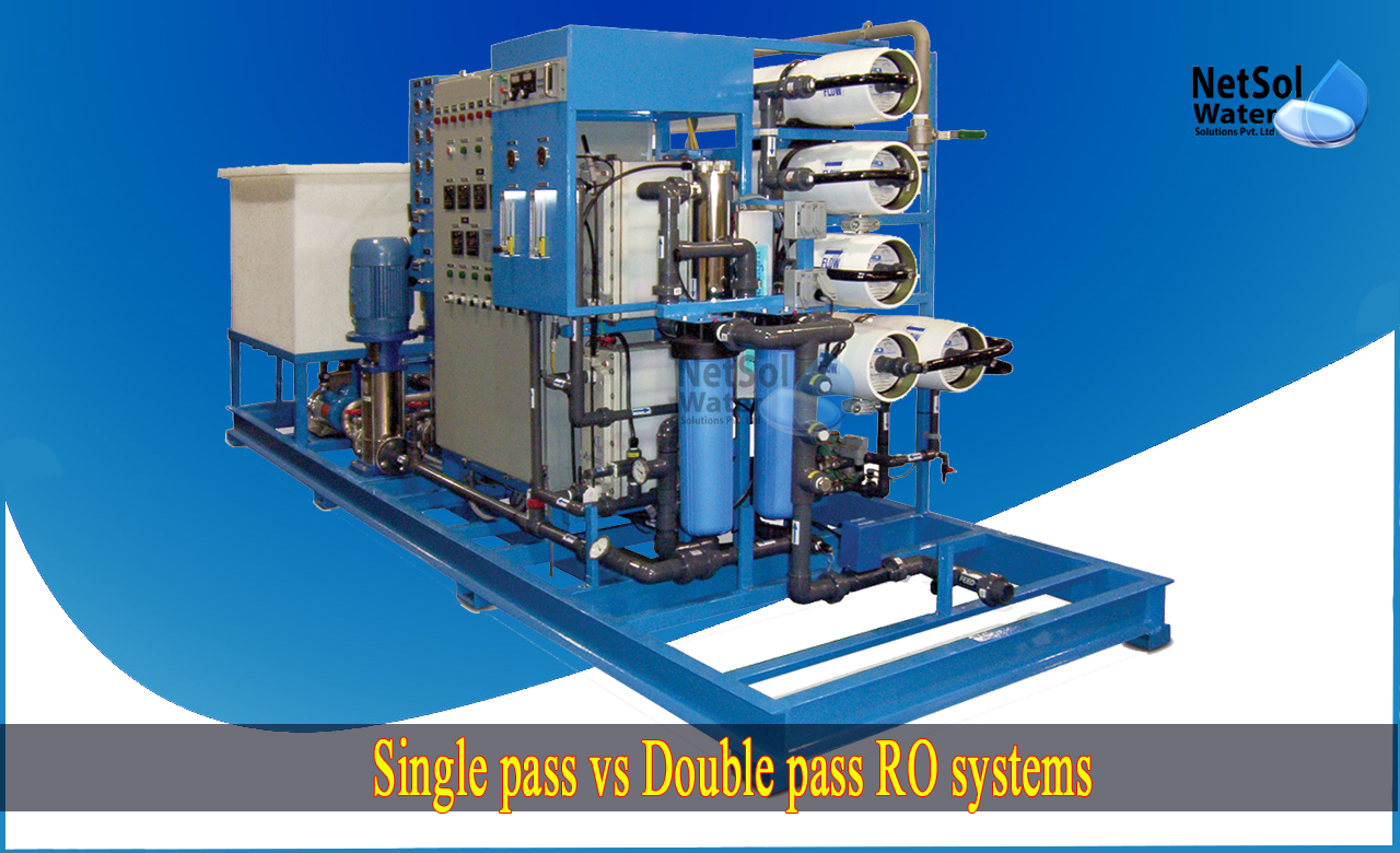 single pass ro system, double pass ro system, ro stage vs pass