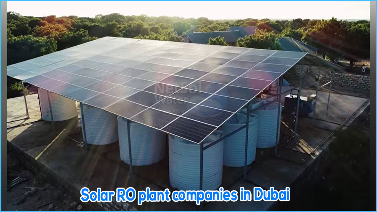 Solar RO plant companies in Dubai - Top Exporter from India