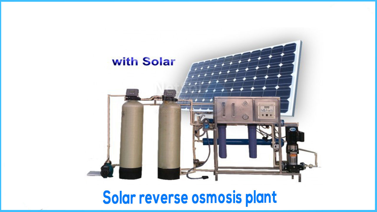 Solar reverse osmosis plant : Details [ Solar RO Manufacturer]