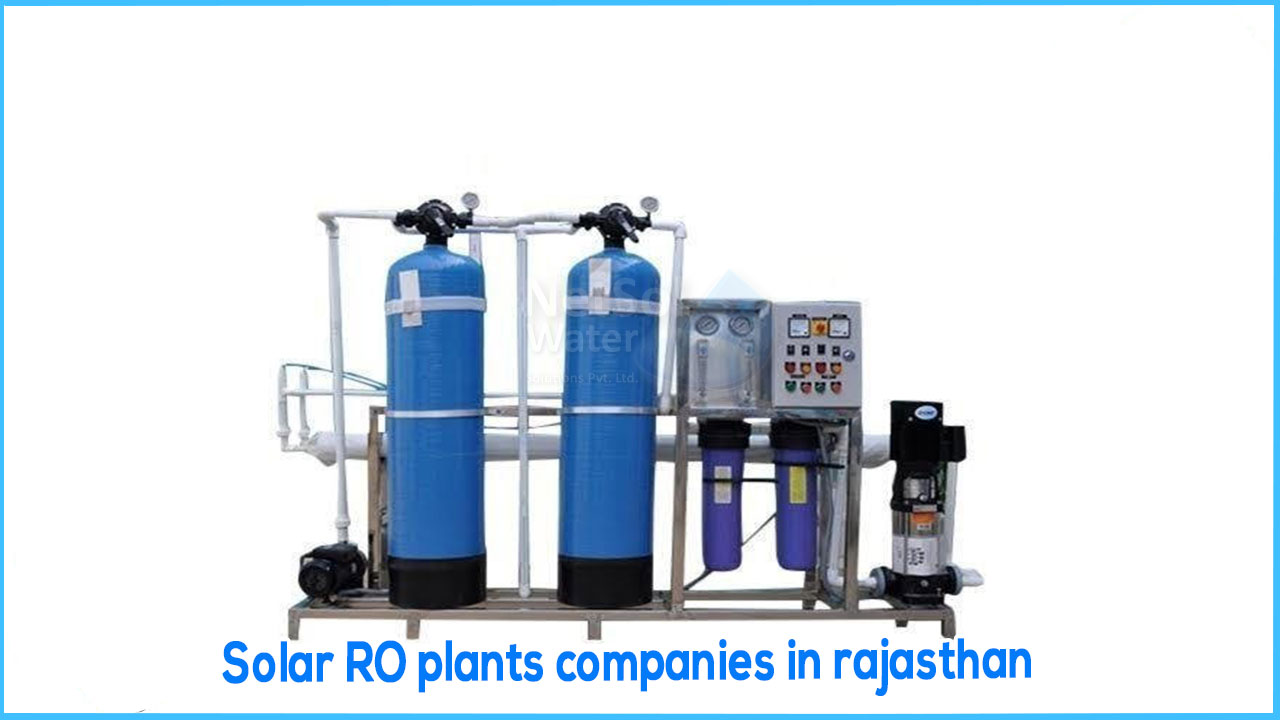 Solar RO plants companies in Rajasthan