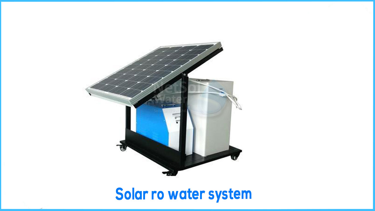 Solar RO water system, Water RO manufacturer India - Netsol Water