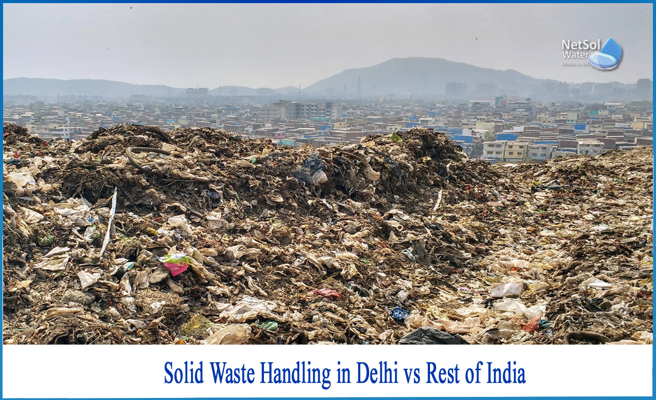 solid waste management in delhi case study, major types of solid waste generated in delhi, delhi waste management