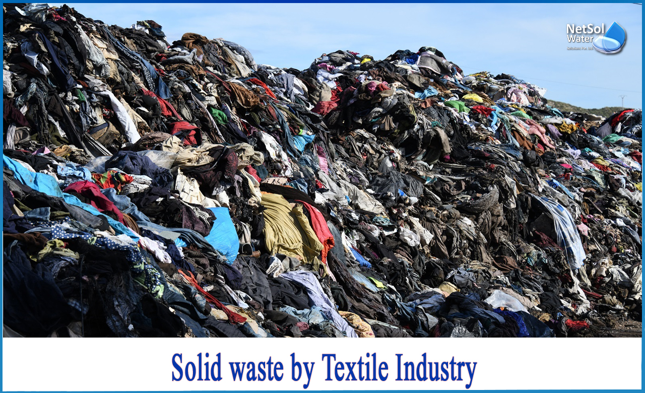 types of waste in textile industry, solid waste management in textile industry, disposal of waste generated in textile industry