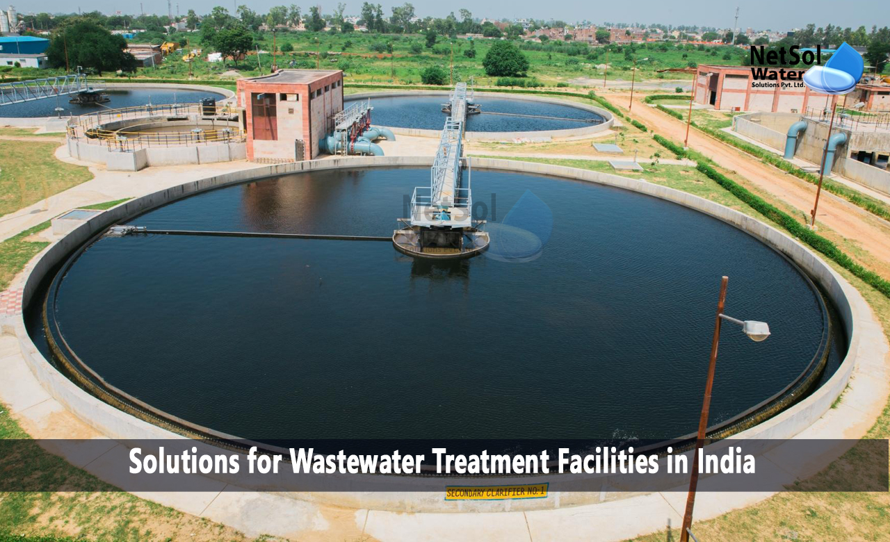 Solutions for wastewater treatment facilities in india, challenges in wastewater treatment in india, waste water treatment plants in india