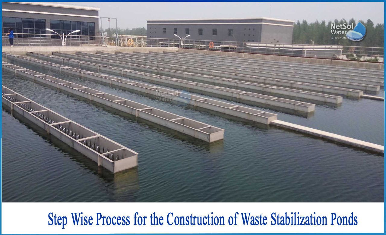 waste stabilization process, types of waste stabilization ponds, facultative ponds wastewater treatment