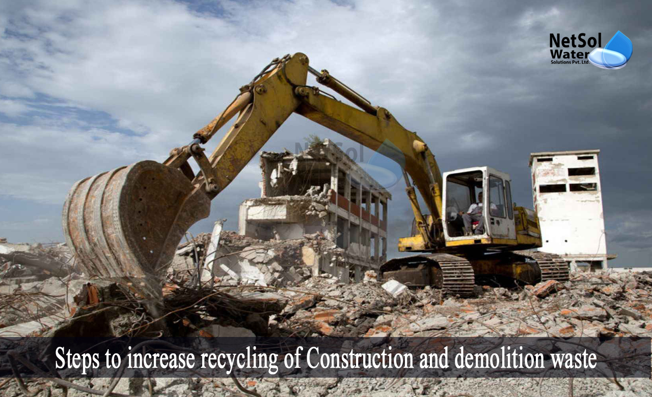 recycling of construction and demolition waste, how to recycle construction waste, demolition waste can be reuse
