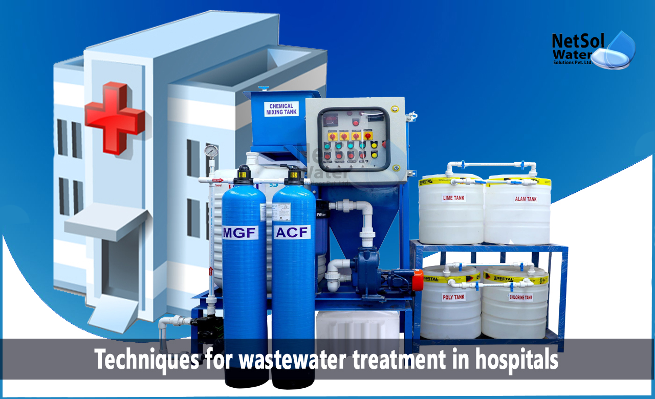 hospital wastewater treatment, hospital wastewater treatment plant design, hospital wastewater characteristics